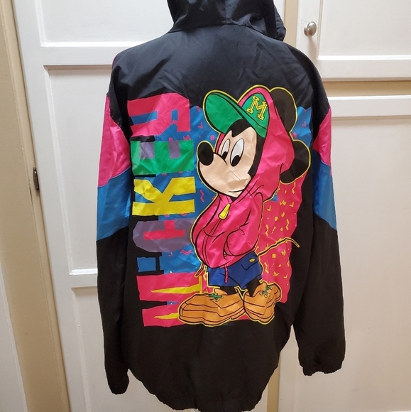 Disney Other - Disney Unisex Lined Vintage Inspired Hooded Windbreaker